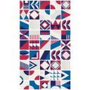 Ver imagem 3 de Papel de Parede Lavavel para Banheiro Cozinha Revestimento Brilho Azulejo Bauhaus - 0,58 x 1,00m