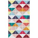Ver imagem 3 de Papel de Parede Lavavel para Banheiro Cozinha Revestimento Brilho Azulejo Triângulo Color - 0,58 x 1
