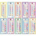 Ver imagem 2 de Adesivo Destacável Educativo Tabuada - Cartela com 10 unidades