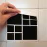 Adesivo Destacável Pastilha para Cozinha Big Preto - 15 x 15cm - 36 unidades - 3