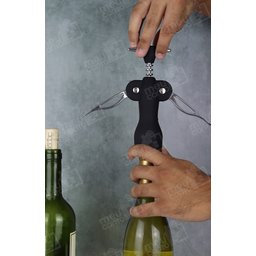 Abridor de Garrafa Saca Rolha Emborrachado Manual - 10