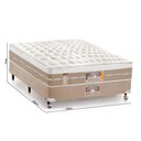 Ver imagem 4 de Cama Box Viuva + Colchão Castor Pocket Silver Star Air One Face 72 x 128 x 188