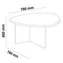 Ver imagem 2 de Mesa de Centro para Sala de Estar 76 Cm 4455 Pinho Arly