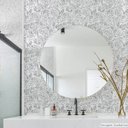 Ver imagem 1 de Papel de Parede Floral Rosas Modern Preto - 0,58 x 3,00m