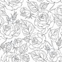 Ver imagem 3 de Papel de Parede Floral Rosas Modern Preto - 0,58 x 3,00m