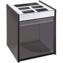 Ver imagem 1 de Porta Escova Cr Dente Quadrata Fumê - Brinox