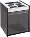 Ver imagem 1 de Porta Escova Cr Dente Quadrata Fumê - Brinox