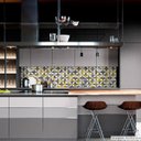 Ver imagem 1 de Papel de Parede Lavavel para Banheiro Cozinha Revestimento Brilho Cubic - 0,58 x 1,00m