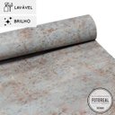Ver imagem 2 de Papel de Parede Lavavel para Banheiro Cozinha Revestimento Brilho Marmore Travertino - 0,58 x 1,00m