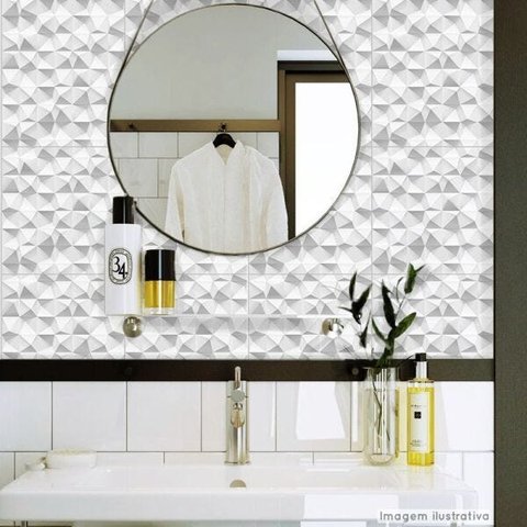 Papel de Parede Lavavel para Banheiro Cozinha Revestimento Fosco 3D Kite - 0,58 x 1,00m