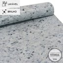 Ver imagem 2 de Papel de Parede Lavavel para Banheiro Cozinha Revestimento Brilho Pedra Branco Dallas - 0,58 x 1,00m