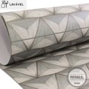 Ver imagem 3 de Papel de Parede Lavavel para Banheiro Cozinha Revestimento Fosco 3D Triangle - 0,58 x 1,00m