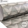 Papel de Parede Lavavel para Banheiro Cozinha Revestimento Fosco 3D Triangle - 0,58 x 1,00m - 3