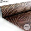 Ver imagem 3 de Papel de Parede Lavavel para Banheiro Cozinha Revestimento Fosco Madeira Flake - 0,58 x 1,00m