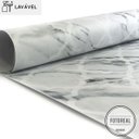Ver imagem 3 de Papel de Parede Lavavel para Banheiro Cozinha Revestimento Fosco Mármore Arabesco - 0,58 x 1,00M
