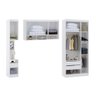 Guarda Roupa Dormitório Modulado Alpes Casal 1,58 m Queen - Roupeiro Luciane M05:Cinammon - 2