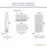 Guarda Roupa Dormitório Modulado Alpes Casal 1,58 m Queen - Roupeiro Luciane M05:Cinammon - 5