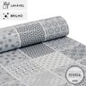 Papel de Parede Lavavel para Banheiro Cozinha Revestimento Brilho Azulejo Aveiro - 0,58 x 1,00m - 2