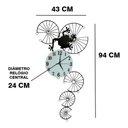 Ver imagem 7 de Relógio De Parede 3d Contemporâneo Nórdico Metal 94x43