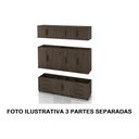 Ver imagem 4 de Roupeiro Triplex Guarda Roupas Gavea Casal 12 Portas Canela Trinobel