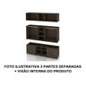 Roupeiro Triplex Guarda Roupas Gavea Casal 12 Portas Canela Trinobel - 5
