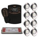 Ver imagem 1 de Kit 8 Led Slim Rgbw 15w Inox Piscina Tholz + Smartpool + Fonte