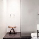 Ver imagem 1 de Adesivo para Vidro Box Banheiro Jateado Sarja 1,22M Prova D'Água - 1,22 x 1,00M