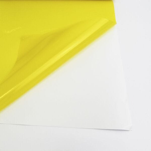 Adesivo para Vidros Transparente Amarelo 0,53m - 0,53 x 2,50m - 3