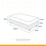 Cama Box com Colchão Solteiro King Classic Molas Pocket 96cm - 2