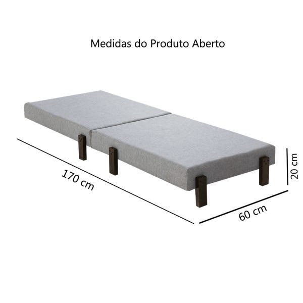 Cama Solteiro Dobravel Luxo - 4