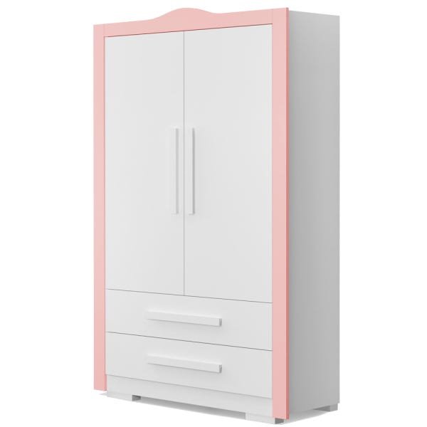 Guarda-Roupa Infantil Menina Rosa | MadeiraMadeira
