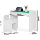 Ver imagem 3 de Mesa De Estudo 2 Em 1 Infantil Juvenil Moderno