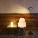 Ver imagem 2 de Kit com 2 Luminárias Coluna Abajur Piso Chão Spot City - Cromado - 2-3110-15
