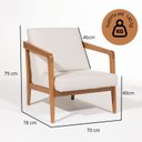 Ver imagem 3 de Poltrona para Sala 79cm X 78cm X 70cm