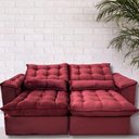 Ver imagem 3 de Sofá Retrátil e Reclinável Articulado Ipanema - 1,60m de Largura e Abertura Grande em Veludo Premium