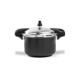 Panela Pressão Indução 5,4 L Cerâmico Antiaderente Brinox Preta 4953/100 - 1