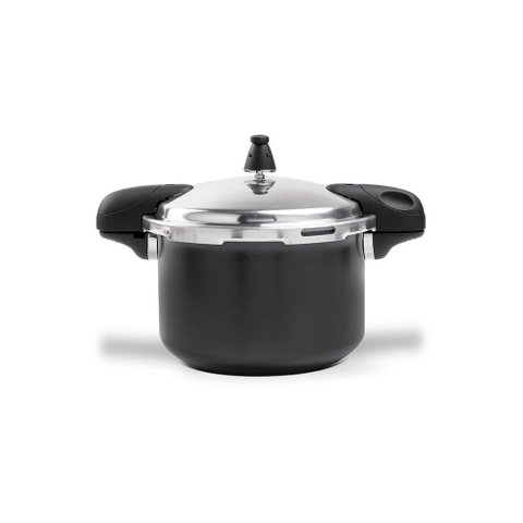 Panela Pressão Indução 5,4 L Cerâmico Antiaderente Brinox Preta 4953/100