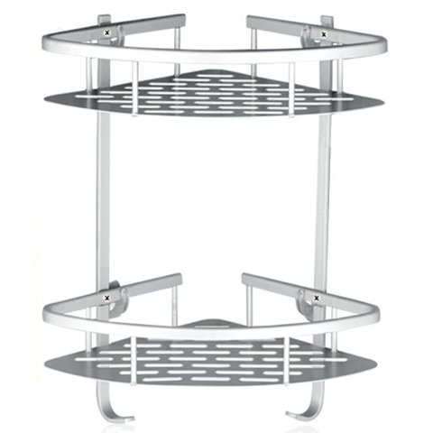 Suporte de Shampoo Aluminio Sabonete Rack de Banheiro Prateleiras Parede