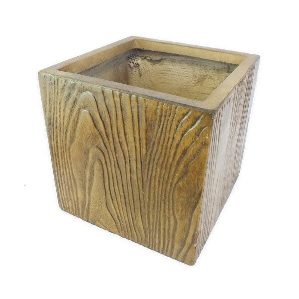 Vaso Decorativo de Composto Mineral 30cmx30cm Nakine - 1