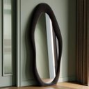 Ver imagem 1 de Espelho de Chão Paris Veludo 68x180cm Preto