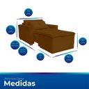 Ver imagem 7 de Poltrona Cama com Puff para Sala Confortavél Moderna Suede