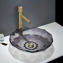 Ver imagem 3 de Cuba Apoio Evier Lavatório Glass Black Banheiro