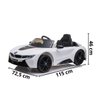 Mini Carro Elétrico Infantil Bmw I8 Coupe 12v Controle Remoto Licenciado Importway Bw-293 Motorizado - 2