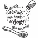 Ver imagem 2 de Adesivo de Parede Decoratico Frase Uma Pitada de Amor