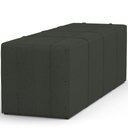Ver imagem 2 de Puff Decorativo Living 160 Cm Roma W01 Linho Verde Musgo - lyam
