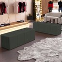 Ver imagem 6 de Puff Decorativo Living 160 Cm Roma W01 Linho Verde Musgo - lyam