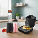 Ver imagem 2 de Kit Sanduicheira Cadence SAN400 com Liquidificador Blender Preto/Laranja 220V