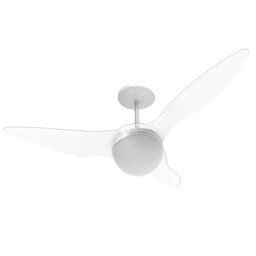 Ventilador de Teto Aliseu Terral com Controle Remoto, Parede e Bluetooth. 220v - Cristal - 1