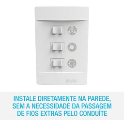 Ventilador de Teto Aliseu Terral com Controle Remoto, Parede e Bluetooth. 220v - Cristal - 12