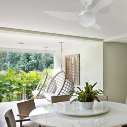 Ventilador de Teto Aliseu Terral com Controle Remoto, Parede e Bluetooth. 220v - Cristal - 9